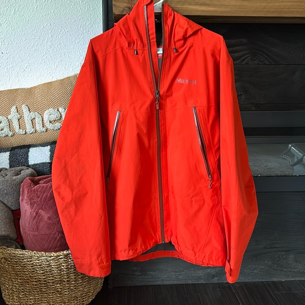 Marmot Bright Orange Gore-Tex Jacket